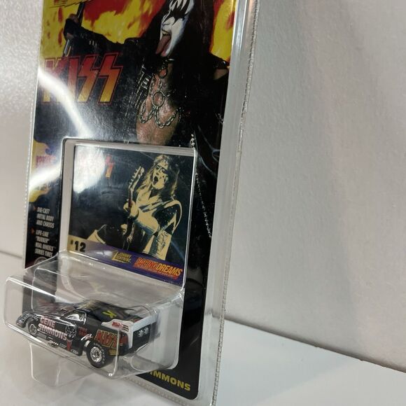 Johnny Lightning KISS Gene Simmons 1:64 Car - Black #12 Ace Space-jammin! - Picture 7 of 11